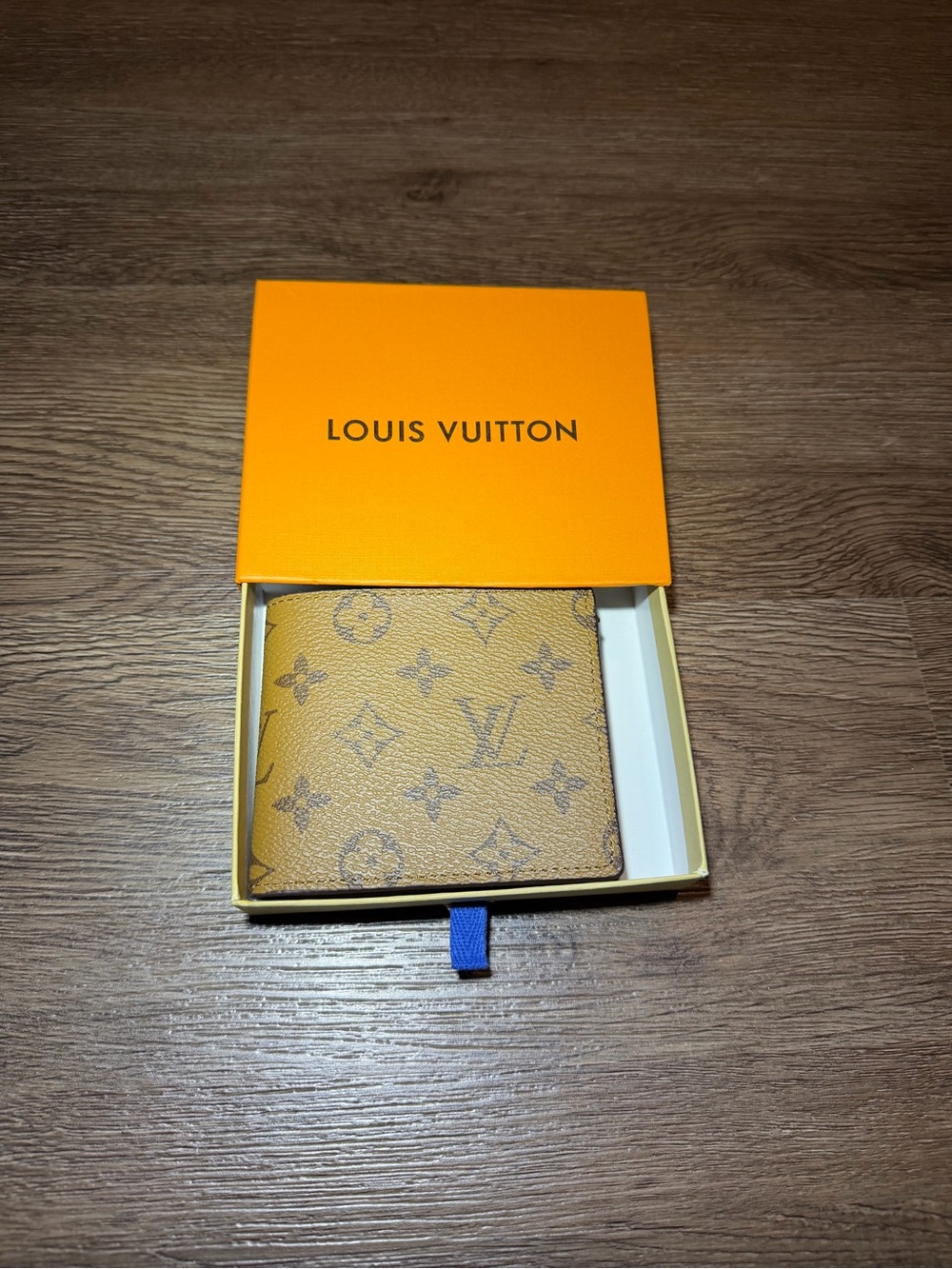 Louis Vuitton Monogram Canvas Wallet in Yellow Brown